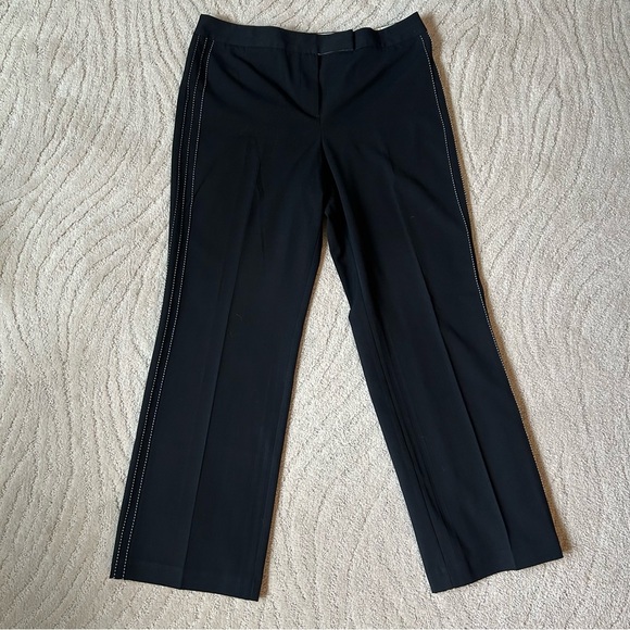 Ann Taylor LOFT Stretch Black Straight Leg Pants - Picture 1 of 4